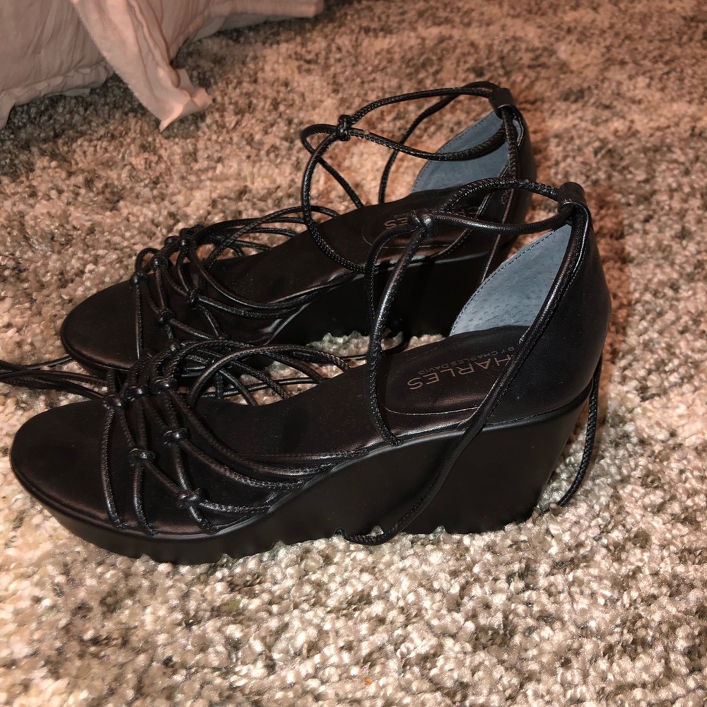 black heels